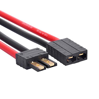 Hobbypark RC Battery Adapter Connector Male & Famale with 12AWG 12 Gauge Silicone Cable Wire Extension Lead for Traxxas Batteries