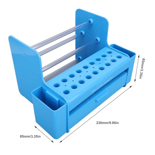 Toolrack Small Tool Storage Desk Holder Workbench Organizer Aluminum Alloy Dark Grey Desktop Angle Height Adjustable for Rc Repair Tool