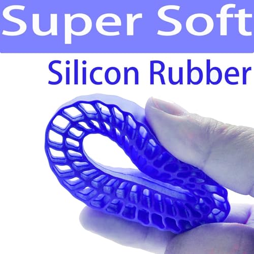4PCS Silicone Rubber Inserts Foam for 58-64mm (2.4” OD) 1.0 Tires, RC Car Tire Inserts for TRX4M SCX24 1/18 1/24 Crawler Tires (Blue) - color: Blue