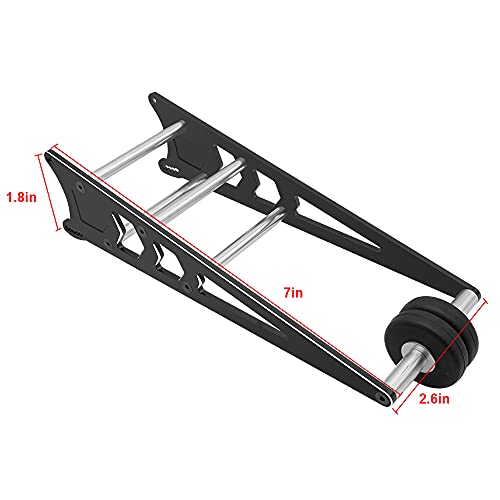 OGRC Aluminum Wheelie Bar Kit Tail Wheel Head Up for Traxxas Slash Rustler Bandit 2WD 1/10 RC Car | Aluminim Wheelie Bar kit Adjustable Tail Wheel Head Up Wheel Assembly Upgrade Parts