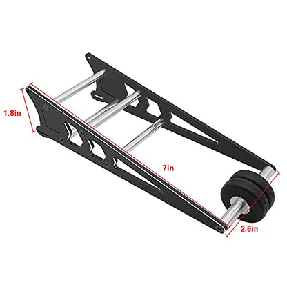 OGRC Aluminum Wheelie Bar Kit Tail Wheel Head Up for Traxxas Slash Rustler Bandit 2WD 1/10 RC Car | Aluminim Wheelie Bar kit Adjustable Tail Wheel Head Up Wheel Assembly Upgrade Parts