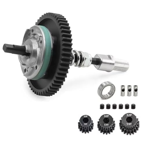 Rc Accessories Parts for Traxxas for Slash 4x4 for VXL for Stampede for Rustler 1/10 RC Car Upgrades Parts Metal 54T Slipper Clutch Set W/15T-17T-19T Pinion Gear 6878