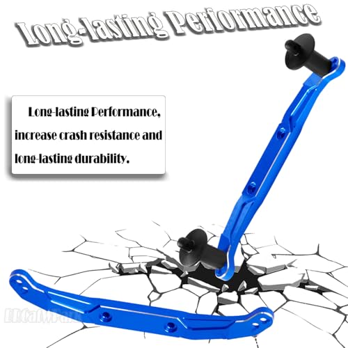 RC Body Mount Upgrades Part for 1/10 Slash 4x4 VXL,Aluminum Front & Rear Body Mounts with Body Posts Hops Up,Navy Blue - color: Navy Blue - (Upgrades)