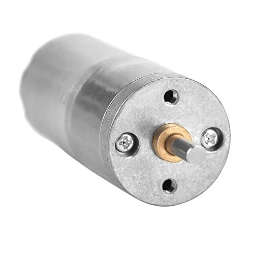 12V Mini DC Motor, 400RPM Micro Electric Gear Motor Metal Reversible High Torque Speed Reduction Shaft 25mm for PCB DIY RC Car Robot Model Drive Electric Drill Gear Box(400RPM) - size: 400RPM