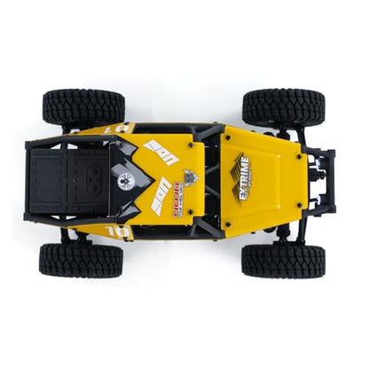 TOUCAN RC HOBBY US in Stock UDI RC UCX2405PRO 1/24 4x4 RC Rock Crawler Model Brushless Motor ESC Radio Controlled Off-Road Vehicles RTR Car attery for Ages 14+ - color: Yellow Black