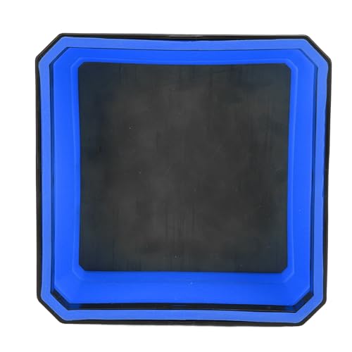 Semme Portable Magnetic Parts Tool Tray Silicone for Screws Bolts Nuts Washers and Collapsible in Red (Blue) - color: Blue