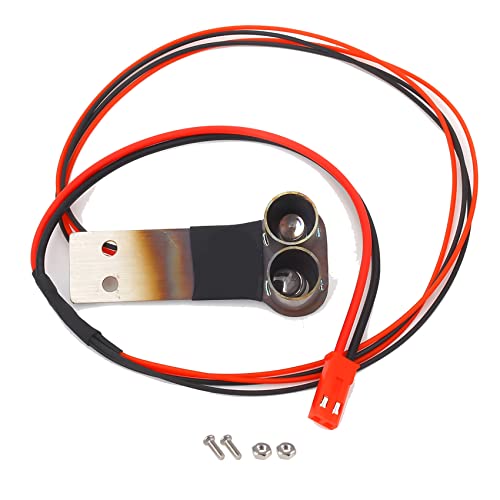 1/10 RC Racing Car Exhaust Pipe Metal Tailpipe for 1/10 Drift Crawler HPI HSP94123 D4 Sakura TT01 Model Car Upgrade Parts (B) (c)
