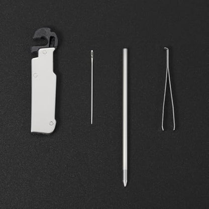 ROXON FT07 Build Your Own Multi tool-FLEX Implements Set | Box Cutter, Ruler and Magnetic grabber, Pen & Tweezers and Needle,T Shank Adapter as A set