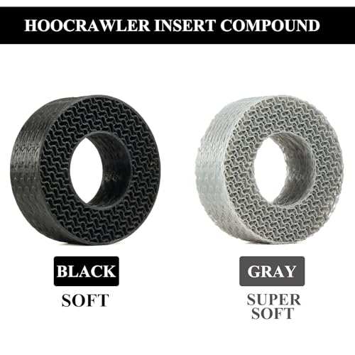 Supersoft 1.9" Tires Insert 3D Printing TPU Tire Filler Waterproof fit 118-122mm Wheel Tires 1/10 RC Crawler TRX4 SCX10 Capra H10 (Soft) - color: Soft