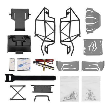 INJORA Grey Rock Buggy Body Shell for SCX24 C10 JLU Bronco Basecamp 4Runner - color: Grey