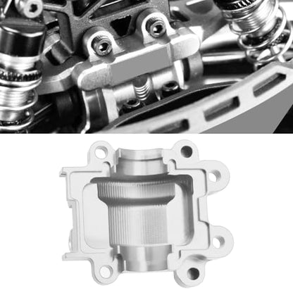 OTOTEC RC Car Rear Diff Cover Aluminum 7075 Differential Cover Compatible with ARRMA 1/18 Granite Typhon Mojave Grom Nascar, Silver - color: Silver