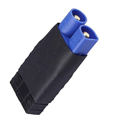 2 Pairs Battery Charger Adapter for Traxxas ID Connector to EC3 Male Female, Charging or Converting Battery Plugs