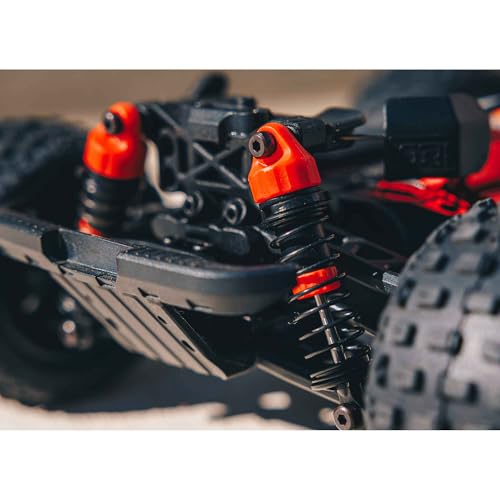 ARRMA RC Truck 1/18 Granite GROM MEGA 380 Brushed 4X4 Monster Truck RTR with Battery & Charger, Blue, ARA2102T1 - color: Blue