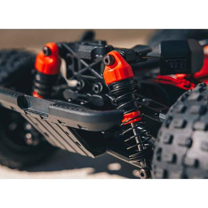 ARRMA RC Truck 1/18 Granite GROM MEGA 380 Brushed 4X4 Monster Truck RTR with Battery & Charger, Blue, ARA2102T1 - color: Blue