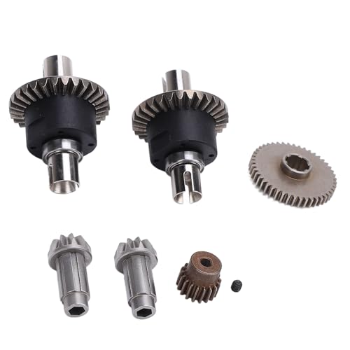 RC Differential Gear Set, Metal Diff Drive Gear Wheel Set for SCY 16101 16102 16103