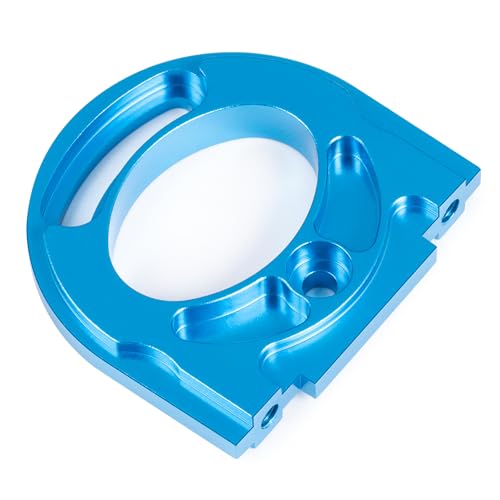 Aluminum Adjustable Motor Mount Plate Compatible with Tamiya TT02 1/10 Motor Mount Chassis RC On Road Touring Car Upgrade Parts 54558 Blue