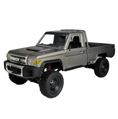 1/12 Scale RC Crawler, MN-82 Pro RTR RC Truck LC79 4x4 Off Road Vehicles 2.4GHz RC Rock Car with LED Lights for Adults Hobby Toys (Gray) - color: Gray