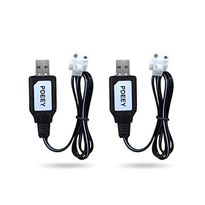 Charger Replacement for Nerf Rival - 9.6V Tamiya Connector RC Car Airsoft NiCd Battery Charging Cable, 2 pcs