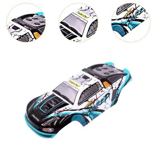 RC Body Shell 1/16 RC Car Body Shell Cover Upgrade Part RC Car Replace Parts Painted Body Shell DIY Accessory Lightweight Suitable for 16101 16102, Green - color: Green