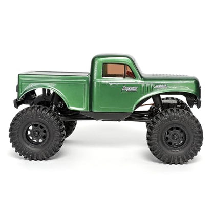 Redcat Racing Ascent 18 Brushless RC Rock Crawler – 4WD 1/18 RC Crawler with Portal Axles, High Steer Geometry, Waterproof ESC, LiPo Battery, RTR Hobby Grade RC Truck 4x4 - Green - color: Green