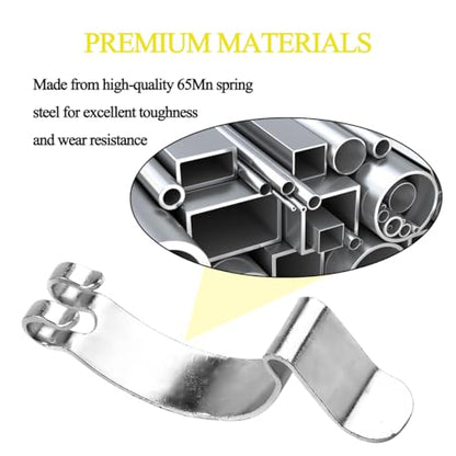 4PCS Car Air Filter Clips, Heavy Duty Vehicle Air Cleaning Filter Box Housing Fastening Connections Clips, Automotive Engine Housing Box Lid Spring Clamps Replacement, Universal Fit