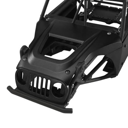 Aluminum Body Panels Kit for Vanquish H10 Optic Sparco H10 Optic Yokohama RTR 1/10 RC Crawler Upgrade Parts (Black) - color: Black