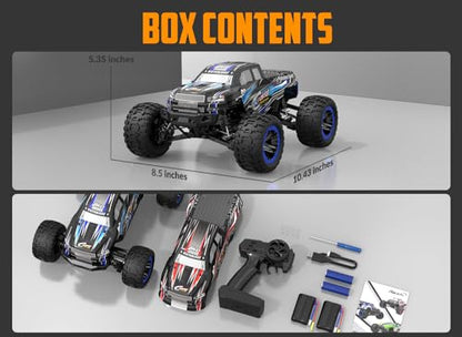 RC Truck 1:16 4x4 All Terrain RC Car 40KPH High Speed Remote Control Cars for Adults | 4WD, 2.4GHz, 2 batteries, full proportional control, over-range & low battery control