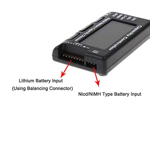 SoloGood RC Digital Battery Capacity Checker Tester Cellmeter 7 RC Battery Voltage Tester for LiPo/Li-ion/Nicd/NiMH Cell Meter Battery Checker Tester