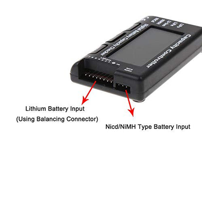 SoloGood RC Digital Battery Capacity Checker Tester Cellmeter 7 RC Battery Voltage Tester for LiPo/Li-ion/Nicd/NiMH Cell Meter Battery Checker Tester