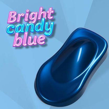 LiME LiNE Candy Pearl Basecoat Aerosol Spray Paint - Automotive Custom Car Paint for Pro Results - No Spray Gun Needed (Bright Blue) - color: Bright Blue
