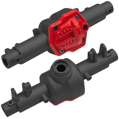 Metal Front Rear Axle Housing Upgrade Part Compatible with MN128 G500 MN86K MN86KS MN86 MN86S 1/12 RC Car (Black) - color: Black