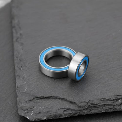 8pcs RC Car Hubs Carriers Bearings Kit Compatible with Arrma Big Rock Compatible with Typhon 3S BLX Upgrade Parts 6x12x4mm/12x18x4mm
