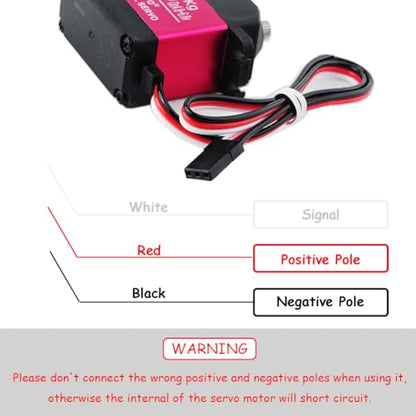 40KG Digital Servo High Speed Servo Motor 45 kg/cm Full Metal Gear Servo DS3240 for 1/8 1/10 1/12 Scale RC Boats and Cars (Control Angle 270°, Pack of 2) - style: 2PCS 40KG DS3240 - 270°
