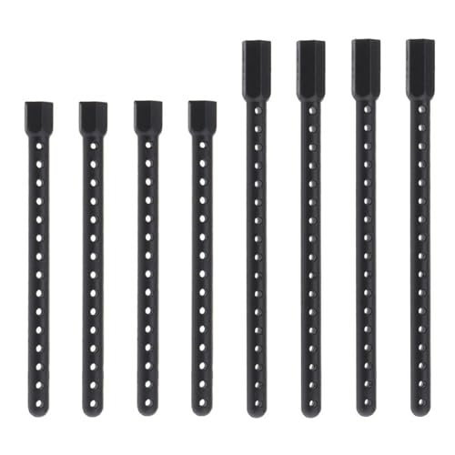 8PCS 1/10 RC Car Shell Holder Column Mounts 70mm 83mm Plastic Body Post Compatible with HSP 94122 94123 94102 94103 Redcat Racing Lightning EP Drift STK EPX PRO Upgrade Parts
