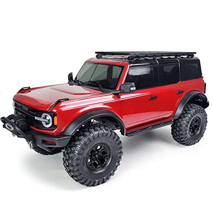MORLORDY Metal RC Roof Rack Luggage Rack Set for 1/10 Scale RC Crawler Car TRX4 2021 Bronco Upgrades