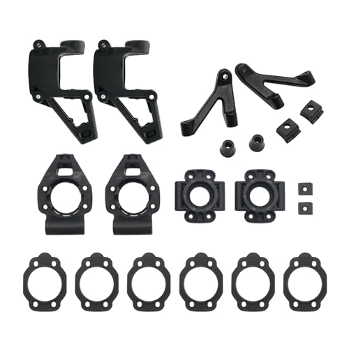 FLMLF Nylon Front and Rear Hub Carrier Kit for 1/5 HPI ROVAN Baja KM 5T 5B 5SC ROFUN BAHA RC CAR Toys Parts