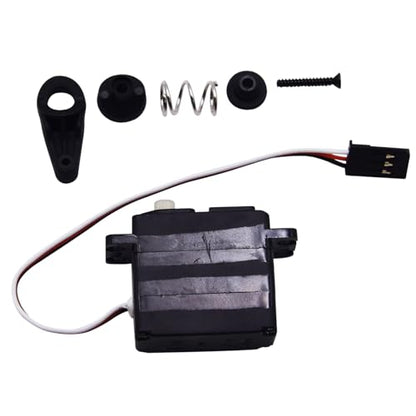 Blomiky 3 Wires 14701B Servo and 14702B Servo Saver Assembly Set for MJX 1/14 Scales H14BM 14209 14210 14301 14211 RC Trucks/ 14210 Servo