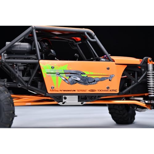 Aluminum 7075-T6 Alloy High-Clearance Lower Link Bar Set for Vanquish 1:10 H10 Optic Kit/Yokohama RTR/Sparco RTR Rock Crawler Upgrades - Red
