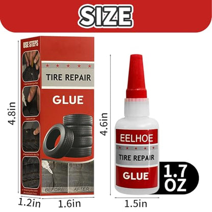 TBTFW Tire Repair Glue, Rubber Cement Tire Repair, RC Tire Glue-1.7oz | Used for Side Bonding or Tire Leakage, DIY Crafts