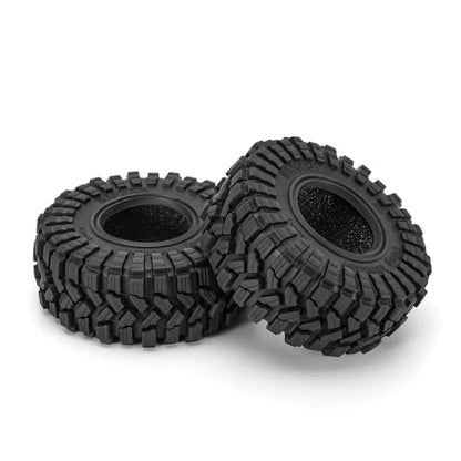 INJORA King Trekker S5 1.3" All Terrain Tires for 1/18 1/24 RC Crawler Car Upgrade, 70 * 27mm(T1314)