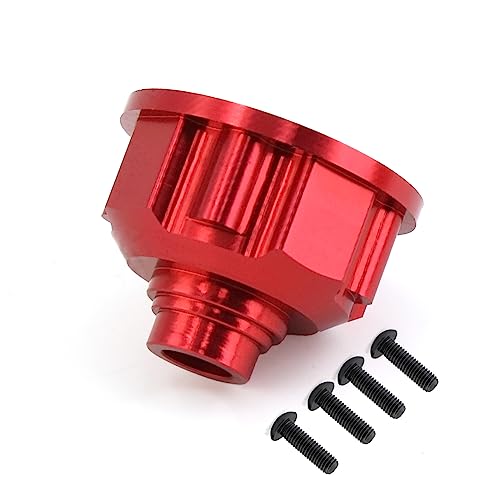GoolRC Diff Case Metal Diff Case Differential Case 8681X for E-Revo VXL 1/10 Remote Control Car Upgrade Parts Accessories Diff Case - color: Red
