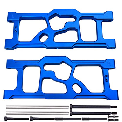 Aluminum Rear Lower Suspension Arms for ARRMA Kraton 8S BLX 1/5 Scale RC Truck (1 Pair), Replaces ARA330590 Upgrades (Blue) - color: Blue