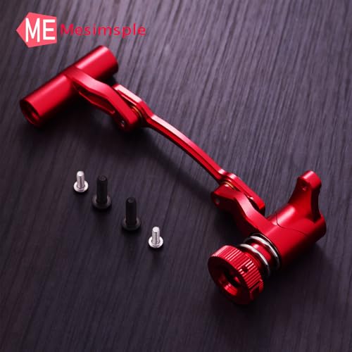 Steering Bellcrank & Body Clips Set for Arrma 1/7 Felony Infraction Limitless Mojave 6s Steering Bell Crank 1/8 Kraton Outcast Notorious Talion 6S Steering Servo Saver Upgrades Part Red - color: red
