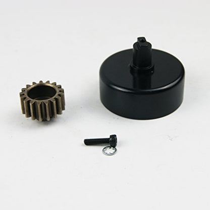 Clutch Bell Pinion Gear Fit Rovan HPI Baja 5B 5T 5SC Buggy Truck | 1/5, RC car, Fit Rofun, CNC version, Made of steel, 17T pinion gear with cup
