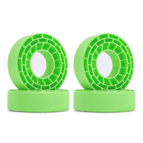 INJORA Silicone Rubber Inserts for 62-64mm*22-24mm 1.0" Tires(1064)(Green) - color: Green