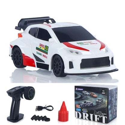 TOUCAN RC HOBBY US in Stock 1/43 High Speed RC Racing Car Polo Radio Controlled Drift Vehicle 4WD RTR Mini Model 2.4G Radio Battery Gifts - color: 4308