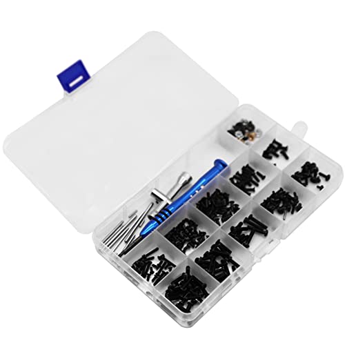 ShareGoo RC M2 M2.5 M3 Screws Bolt & Nuts Cross Sleeve Allen Wrench Swing Pin Kit Compatible with WLtoys 144001 1/14 RC Car Buggy,316Pcs/Set