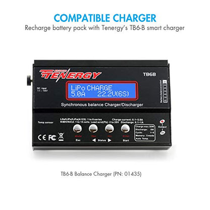 Tenergy 6V 1600mAh Rechargeable Side by Side Hump Battery Pack, NiMH Receiver Battery Pack with Hitec Connector for RC Trucks, RC Cars, and RC Hobby Electronics - size: 1 Battery Pack