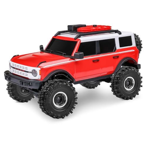 1.0" Beadlock Aluminum Wheels and 64mm Soft Rubber Tires | for SCX24, TRX4M, Ascent 18, FCX24, 1/18 1/24 RC Crawler, 7mm Hex, 0mm Offset, with Foam Inserts, (Black 102) - color: Black 102