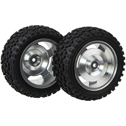 Aluminum Wheels Rims Rubber Tires 12mm Hex Hub for Tamiya TT-02B HPI HSP 1/10 Scale RC Buggy Car Upgrades